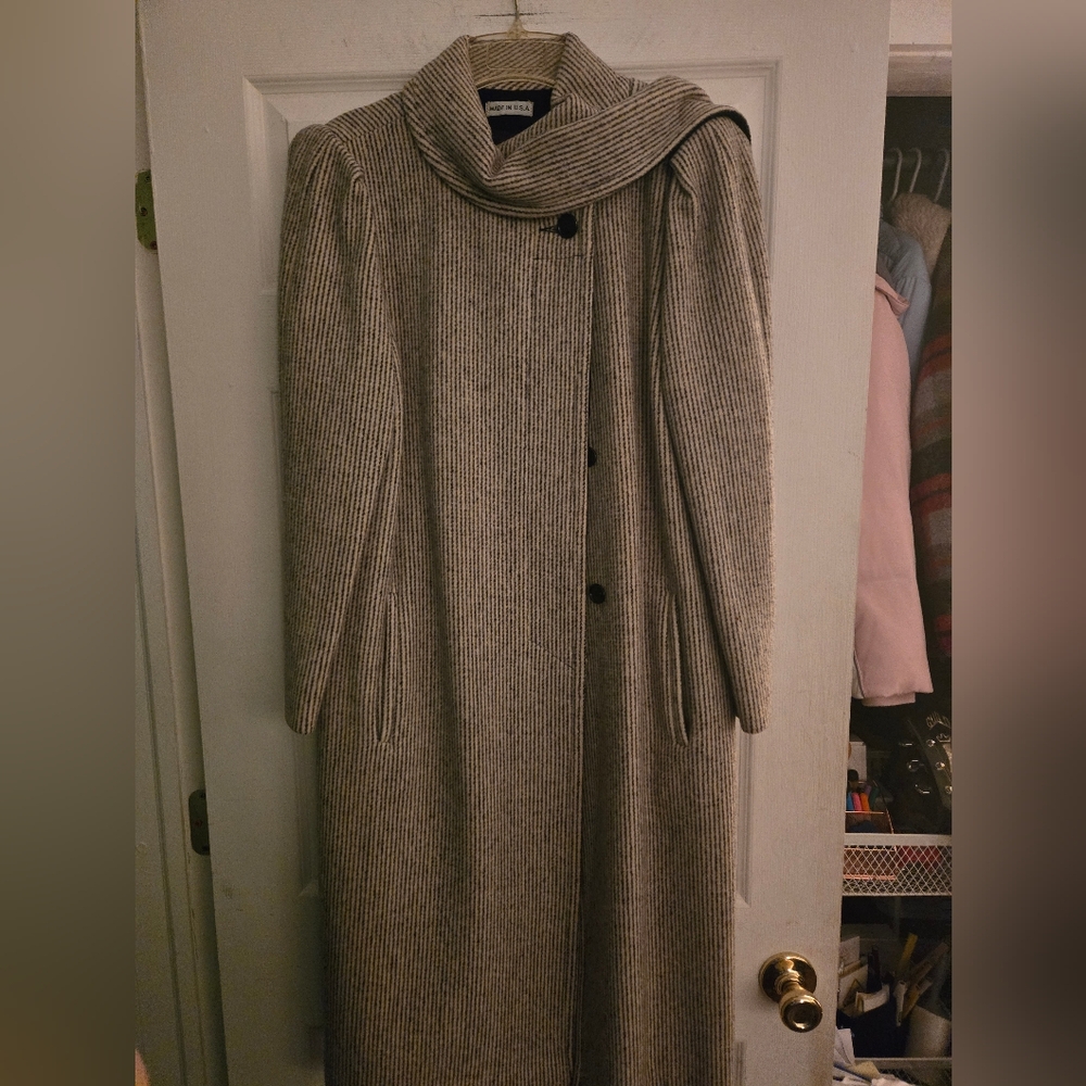 Vintage Jill Jr Wool Trench Coat